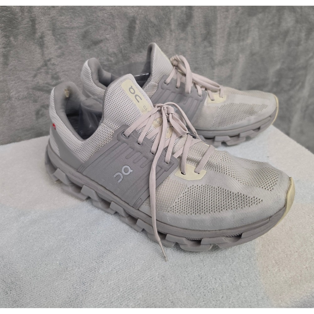 On Cloudswift Mens Running Shoes Grey CloudTec Helion Size 12